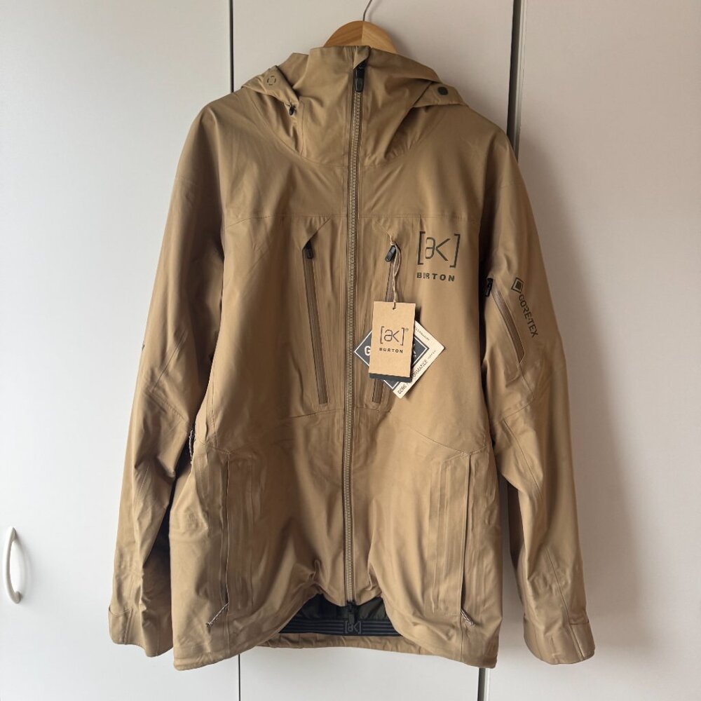Burton Mens [ak] Hover GORE-TEX Pro 3L Stretch Jacket Large L | Kelp